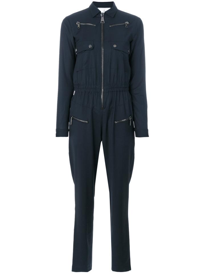 Carolina Ritzler Zip Up Jumpsuit - Blue