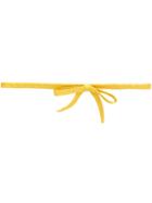 No21 Bow Detail Belt - Yellow
