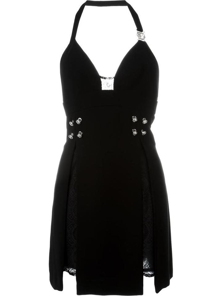 Versus Halterneck Mini Dress, Women's, Size: 38, Polyester/cotton/polyamide/silk