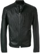 Belstaff Zip Pocket Biker Jacket - Black