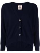 Semicouture Jude Buttoned Cardigan - Blue