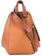 Loewe Hammock Shoulder Bag, Women's, Brown, Leather