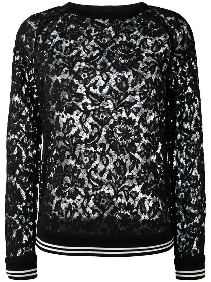 Valentino Lace Top - Black