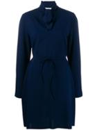 See By Chloé Tie-neck Shift Dress - Blue