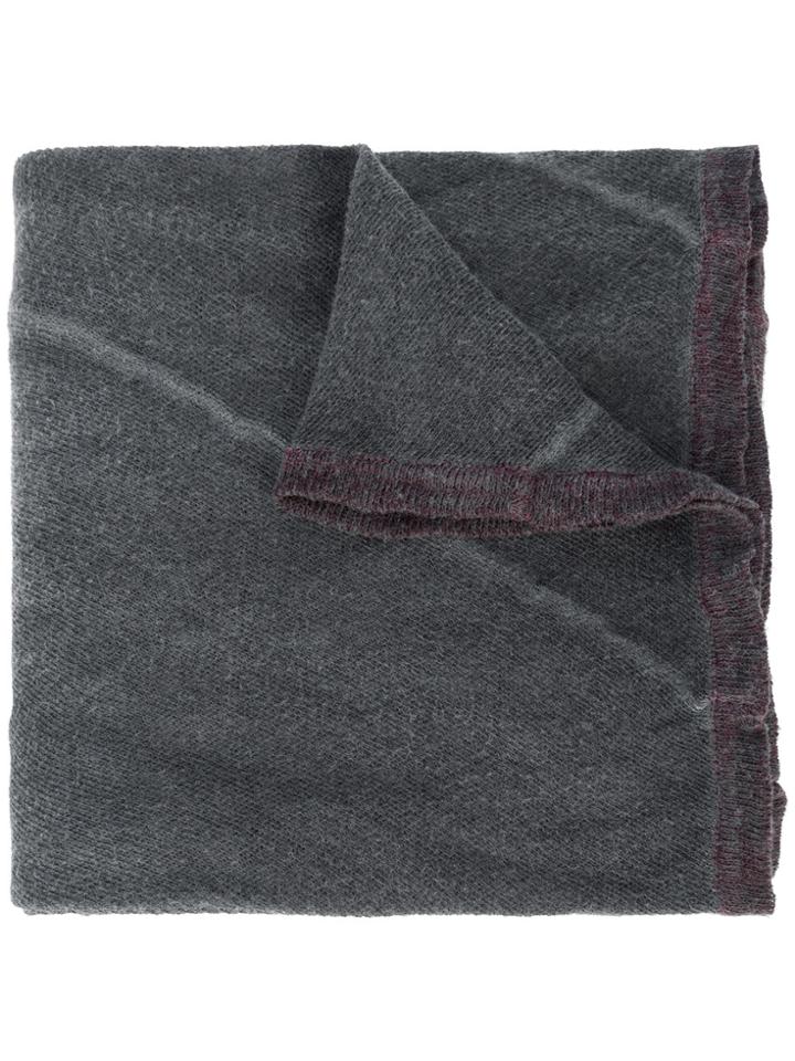 Lost & Found Ria Dunn Colour Block Scarf - Grey