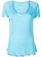 Zadig & Voltaire Classic T-shirt With Silver-tone Detailing - Blue
