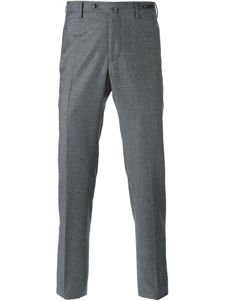 Pt01 Classic Chinos, Men's, Size: 46, Grey, Virgin Wool