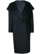 Tagliatore Double Breasted Mid-length Coat - Black