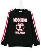 Moschino Kids Logo Print Sweatshirt - Black
