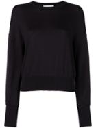 Enföld Round Neck Jumper - Black