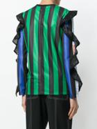 Kenzo Frill Sleeve Football Top - Multicolour