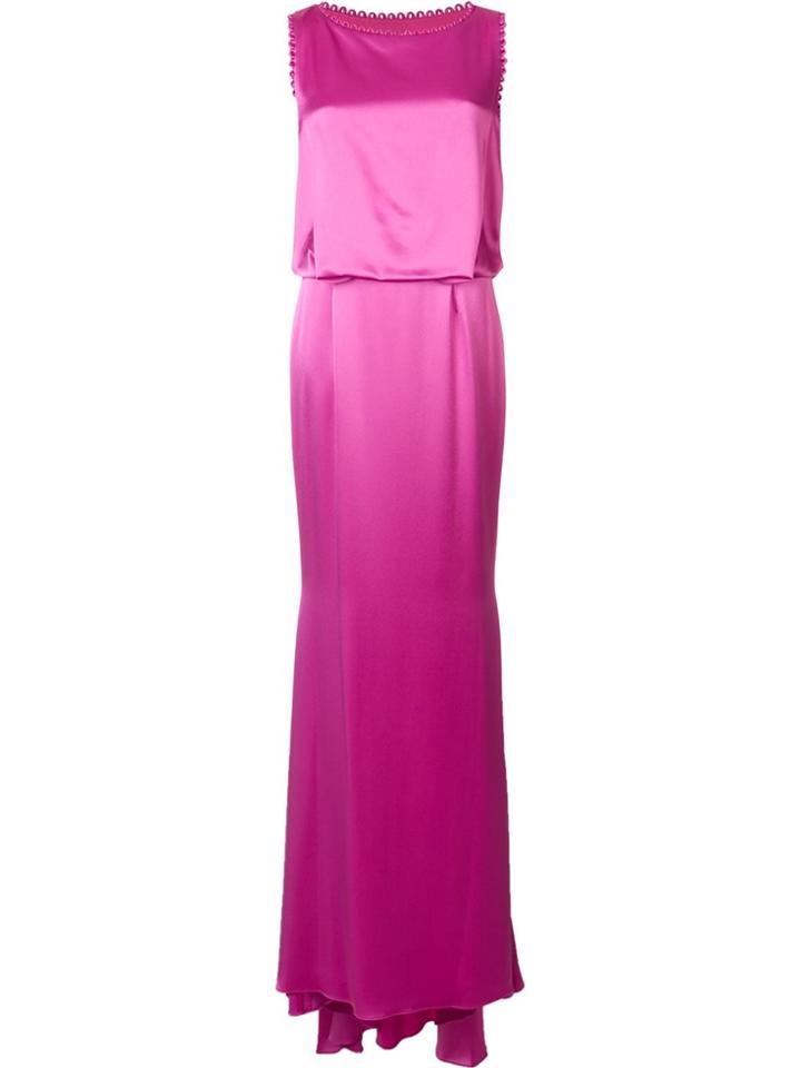 Zac Zac Posen 'morgan' Gown - Pink & Purple