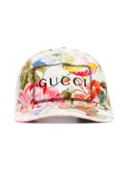 Gucci Floral Print Logo Baseball Cap - 108 - Multicoloured