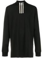Y-3 Stripe Detail Turtleneck - Black