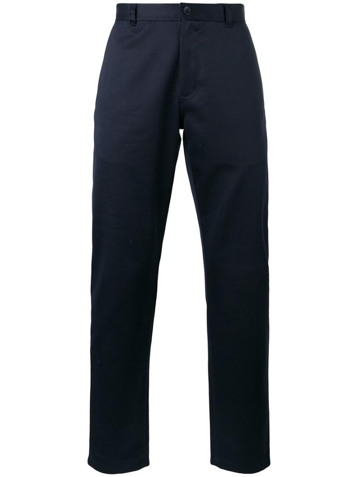 Acne Studios - Straight-cut Chinos - Men - Cotton/polyester - 50, Blue, Cotton/polyester
