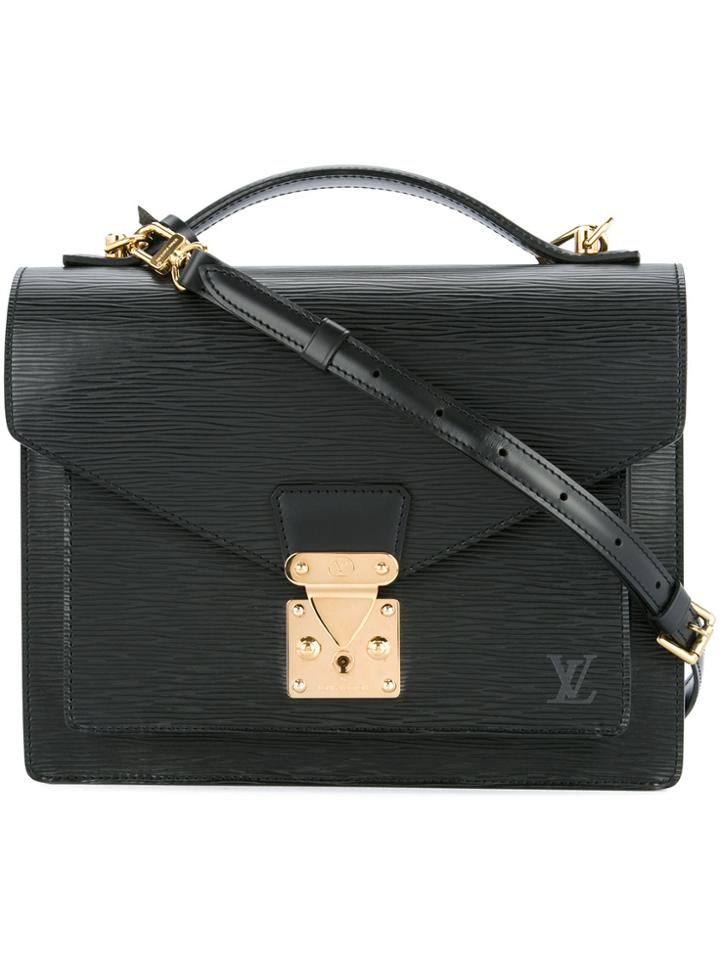 Louis Vuitton Vintage Monceau 28 2way Tote - Black