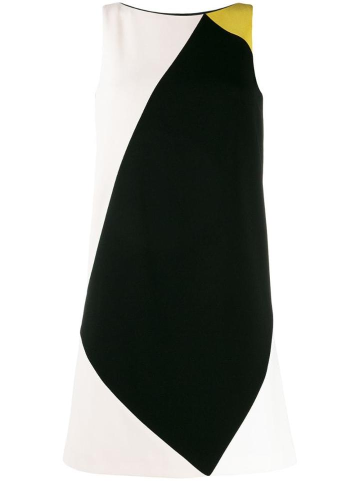 Paule Ka Colour Blocked Dress - Black