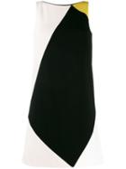 Paule Ka Colour Blocked Dress - Black