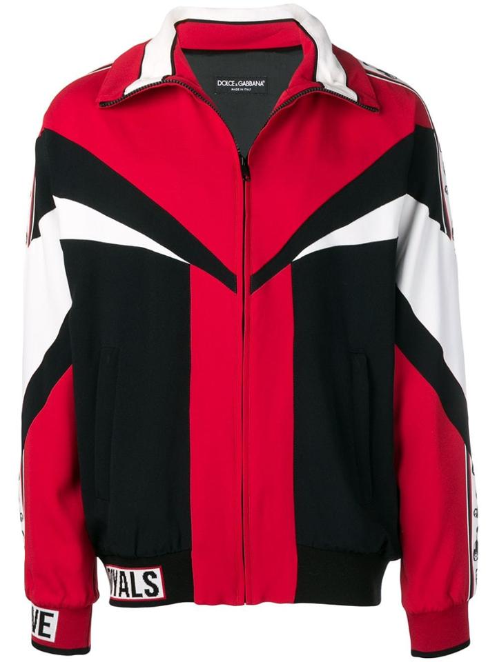 Dolce & Gabbana Loose-fit Panda Jacket - Red