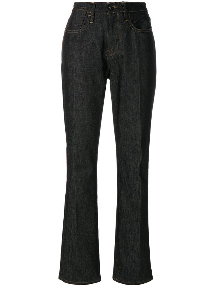 Frame Denim Le Raw Straight Jeans - Blue