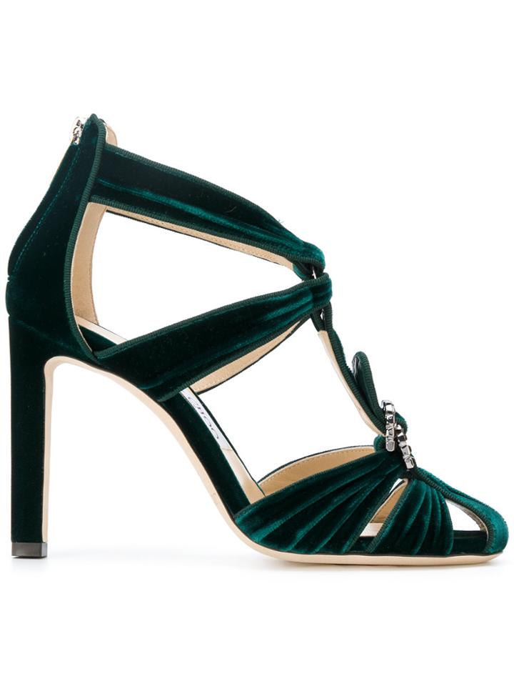 Jimmy Choo Krissy Sandals - Green