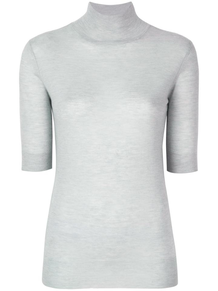 Joseph Fine-knit Turtleneck Sweater - Green