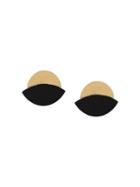 Monies Geometric Shaped Earrings - Black