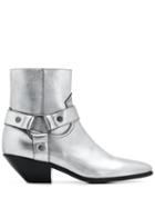 Saint Laurent West Harness Boots - Silver
