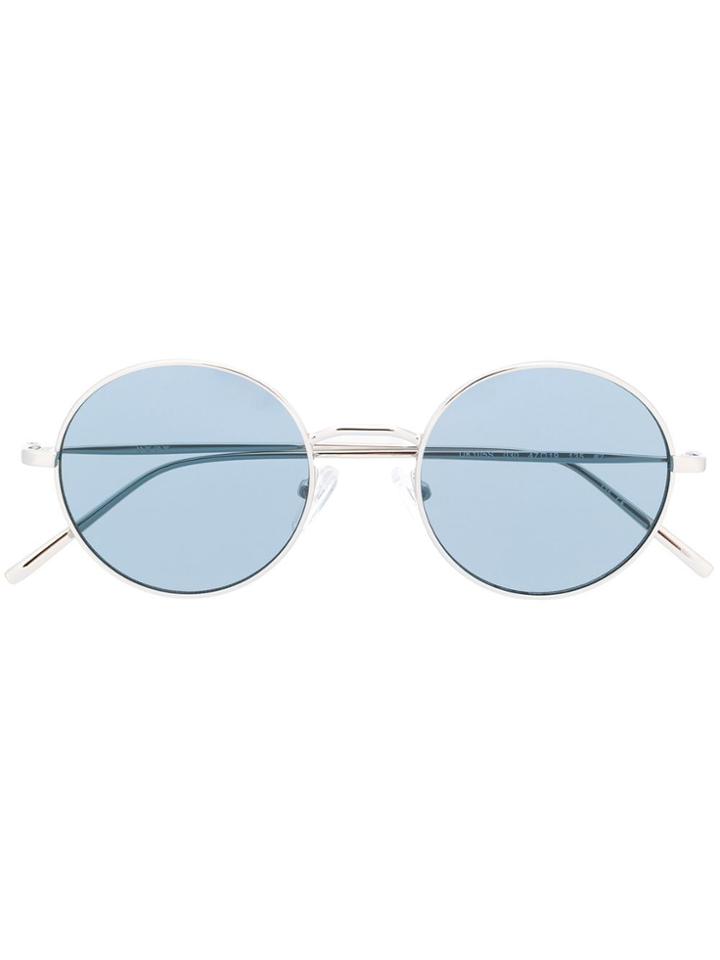 Dkny Dk105s Round Tinted Sunglasses - Silver