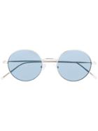 Dkny Dk105s Round Tinted Sunglasses - Silver