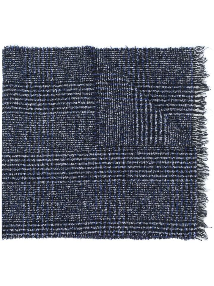 Destin Unice Ribbed Knit Scarf - Blue