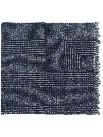 Destin Unice Ribbed Knit Scarf - Blue