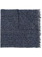 Destin Unice Ribbed Knit Scarf - Blue