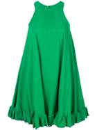 Msgm Sleeveless Swing Dress - Green