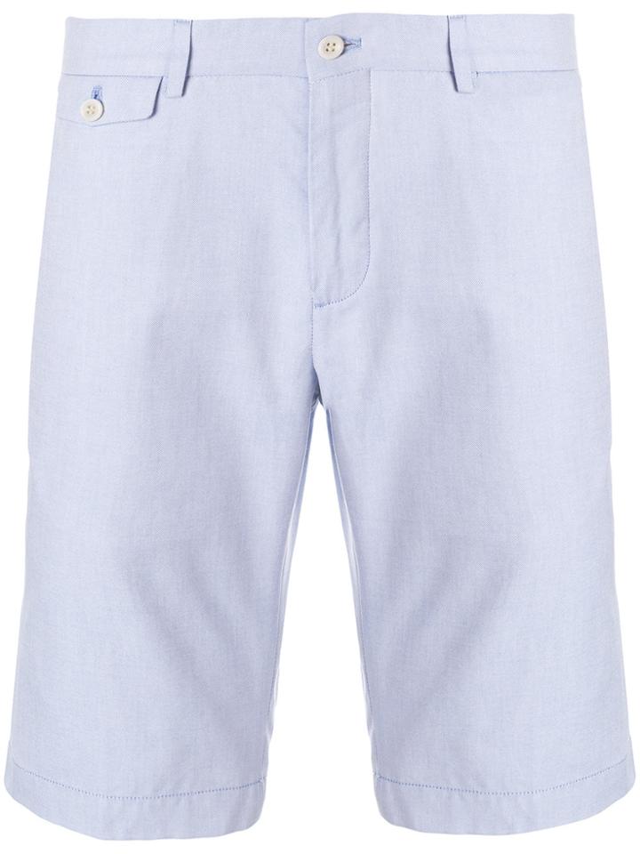 Loro Piana Front Zipped Bermuda Shorts - Blue