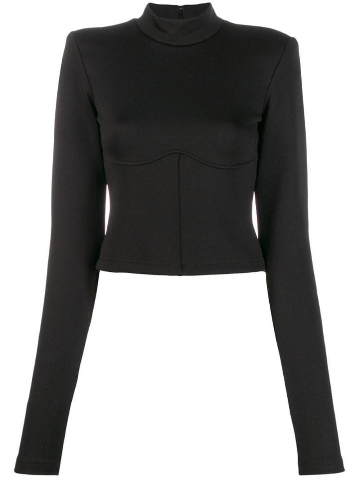 Unravel Project Fitted Sweatshirt - Black