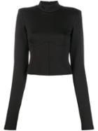 Unravel Project Fitted Sweatshirt - Black