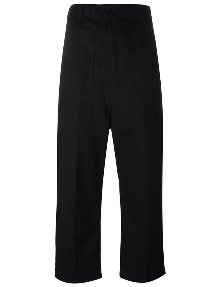 Julien David Patch Pocket Trousers - Black
