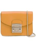 Furla 'metropolis' Crossbody Bag, Women's, Yellow/orange, Leather