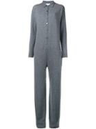 Stella Mccartney Shirt Style Jumpsuit, Women's, Size: 38, Grey, Virgin Wool