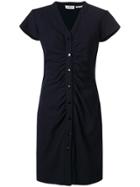 Valentino Vintage Shortsleeved Shirt Dress - Blue