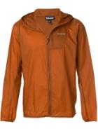 Patagonia Logo Printed Raincoat - Brown