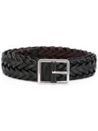 Paul Smith - Woven Belt - Men - Leather - 90, Black, Leather