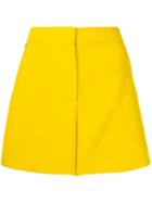 Emilio Pucci Crêpe Wool Tailored Shorts - Yellow
