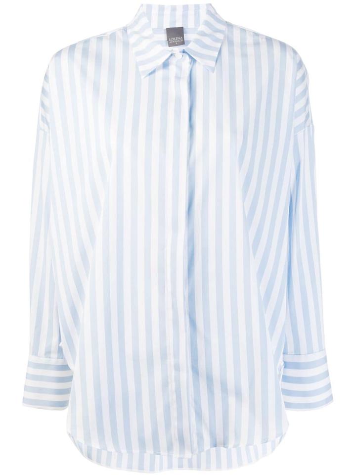 Lorena Antoniazzi Striped Print Shirt - White