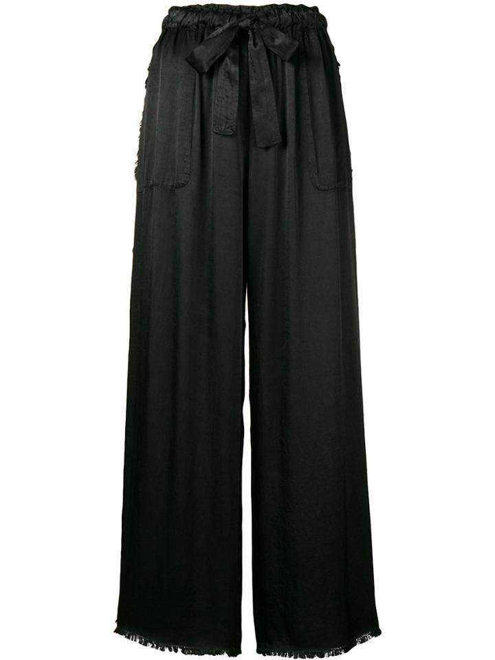 Raquel Allegra Drawstring Waist Trousers - Black