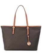 Michael Michael Kors - Jet Set Travel Tote - Women - Pvc - One Size, Women's, Brown, Pvc
