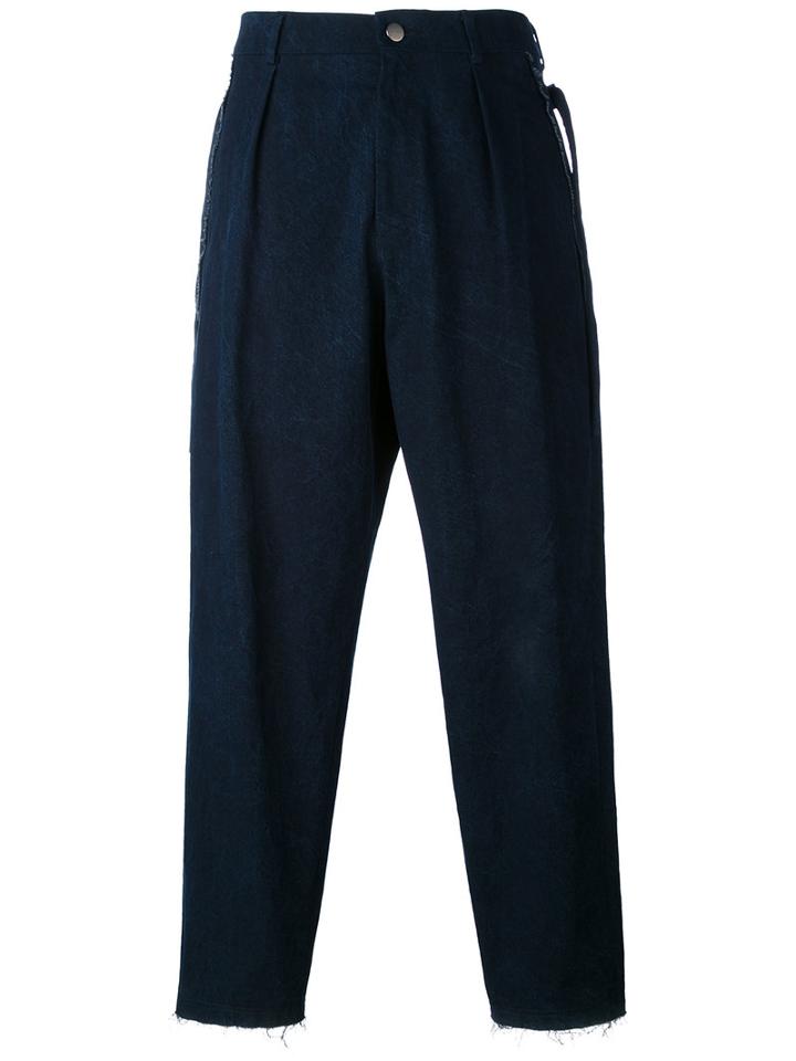 Per Trousers - Men - Cotton - M, Blue, Cotton, Damir Doma