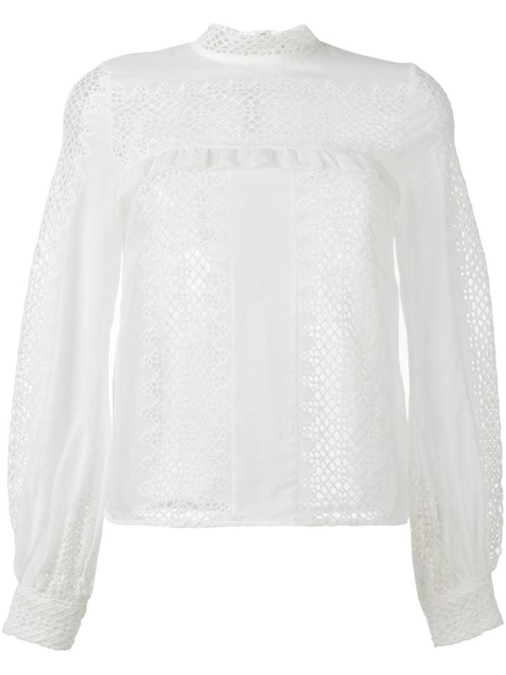Self-portrait Embroidered Blouse