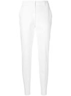 Max Mara Studio Slim-fit Tailored Trousers - White